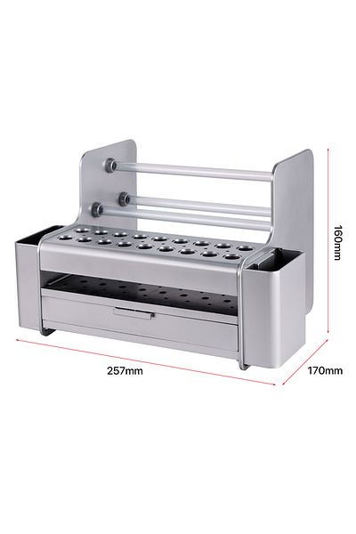 Choice Silver 9imod Screwdriver Storage Rack Holder Multifunctional Organizer Rc Repair Tools Kit Desktop S