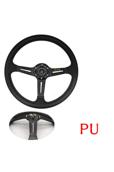 Choice عجلة قيادة رياضية عالمية من البولي يوريثان مقاس 14 بوصة من PU-A، مصممة...