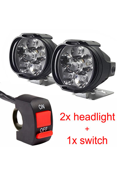 Choice 3pcs set 2pcs Motorcycle Led Headlight 12V High Bright Led Lights Lamp...