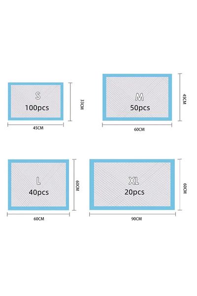 Choice 20pcs 60x90cm Pet Diaper Super Absorbent Pet Diaper Dog Training Pee Pads Disposable Healthy Nappy M