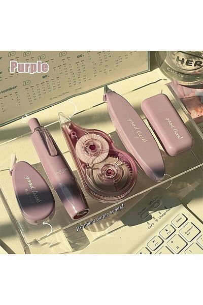 Choice Purple 5pc Instagram Style Creative Correction Belt With High Aesthetic Value Minimalist Correction