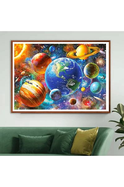 Choice 30*40cm Multi 5d Diy Rhinestone Diamond Painting 1pc 11.8x15.7 Inch, Universe Starry Sky Mosaic Rhin