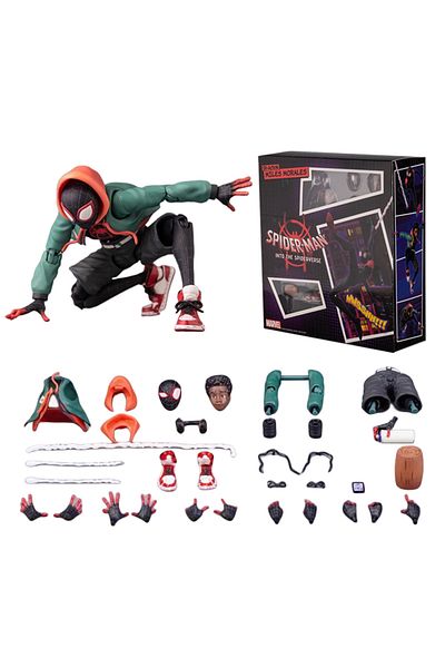 Choice Miles Morales Action Figure Spider-Man：Into the Spider-Verse Spiderman Figurine Toys Kid's collec...