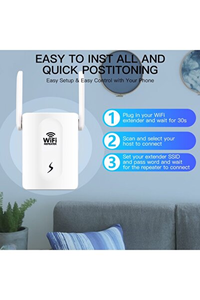Choice اللوائح الأوروبية FENVI 300Mbps WiFi Repeater Extender Amplifier Wi-Fi Signal Booster 802