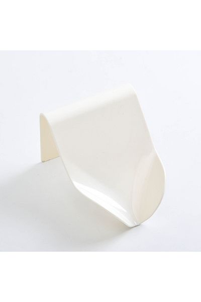 Choice White Wall Mounted Soap Dish Drain Soap Holder For Bathroom Self Adhesive Soap Dish Plastic Soap Con