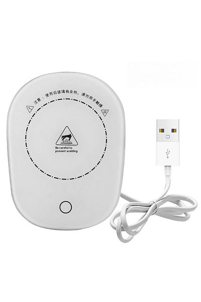 Choice White 1 Pcs Electric Heated Coffee Mug Heating Coaster For Home Office Milk Tea Water Heating Mat Sm