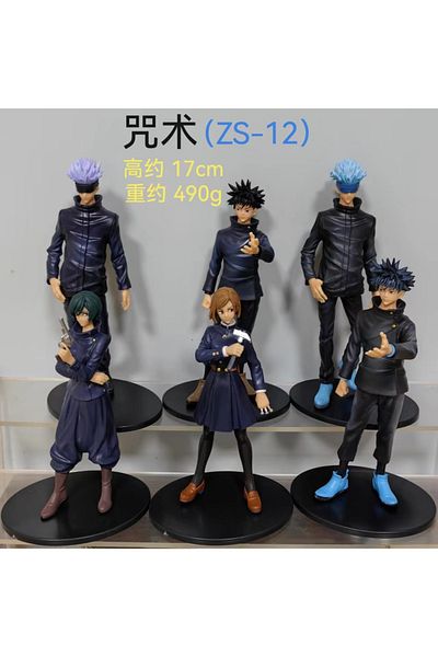 Choice 6pcs/set High Quality Anime Jujutsu Kaisen Geto Suguru Satoru Gojo Kugisaki Nobara Model Figure T...