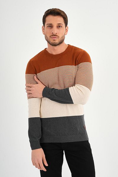 ALEXANDERGARDI Пуловер на райе (E21-5106)
