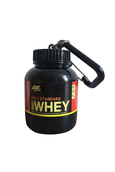 Choice Black 2pcs Portable Protein Powder Bottle Medicine Powder Bottle Carabiner Bucket Powder Box Mini Po