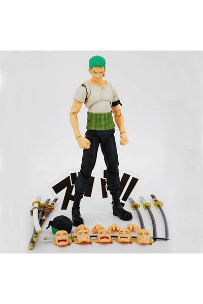Choice With Box Anime One Piece Roronoa Zoro Past Blue Variable Articulated Boxed 18cm Pvc Action Figure Co