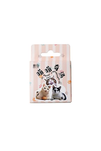 Choice Ene231108 46pcs/bag,cat Stickers,be For Suitcase Skateboard Luggage Laptop Phone Diy Sticke Decorati