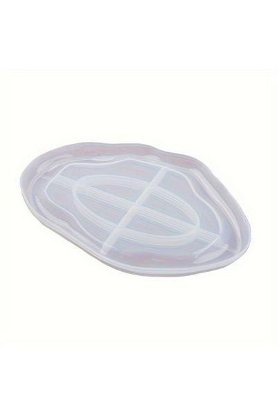 Choice B Large Tray Molds With Edge Oval Round Silicone Molds For Epoxy Resin Cloud Shaped Trinket Tray Je.