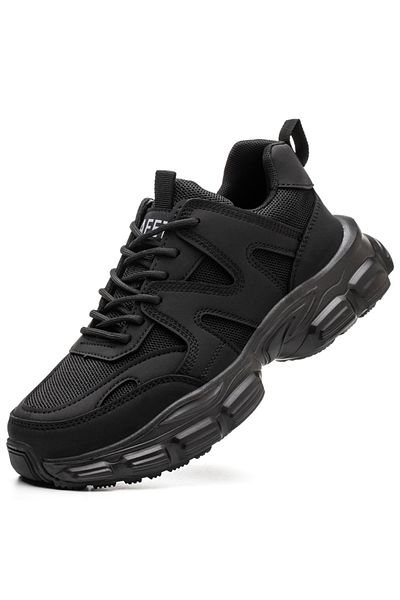 Choice 39 58black New Women Safety Shoes Anti-smash Anti-puncture Work Shoes Breathable Lightweight Work Sn