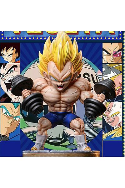 Choice With Box 01 Dragon Ball Vegeta Bodybuilding Muscle Ver. Pvc Action Figure Model Toy 17cm