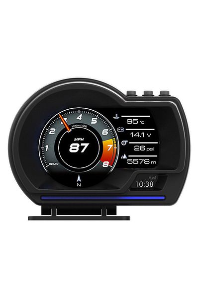 Choice A Digital Head‑up Displayer Obd2 Gps Speed Warning Head Up Display Smart Gauge Car Hud Speedometer .
