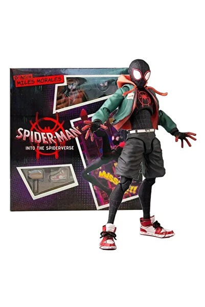 BANDAI مجموعة شخصيات الحركة Sv Action Miles Morales من Sentinel Marvel Spiderman Spider-Man Into the Sp...