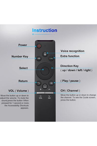 Choice 1266a Replacement Remote Control For Samsung Smart Tv Bn59-01266a Universal Voice Remote Control For