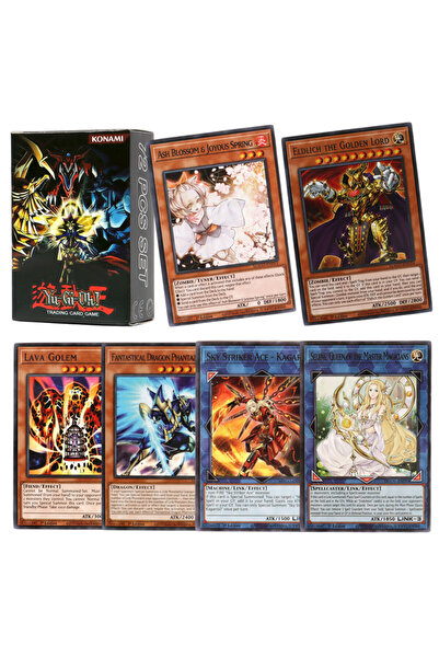 Choice مجموعة من 72 قطعة من بطاقات يوغي يو مع علبة معدنية، بطاقة يوغي يو الإن...