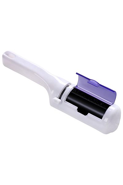 Choice White Cylindrical Dry Cleaning Machine, Micro Electrostatic Dry Cleaning Machine, Clothes Dust Brush