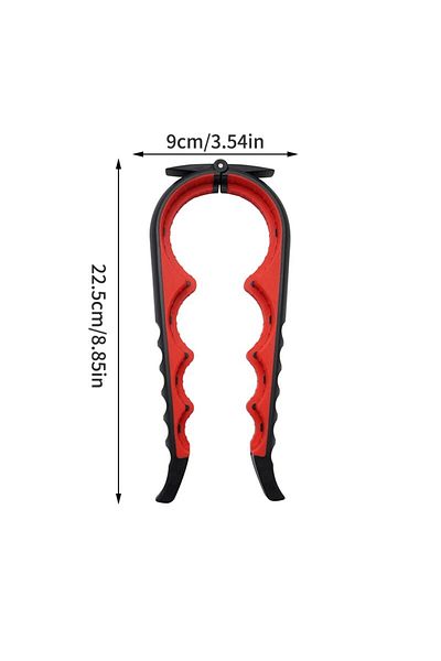 Choice Black Can Opener Multi Functional Four In One Beverage Bottle Opener Cap Twister Four Position Can O