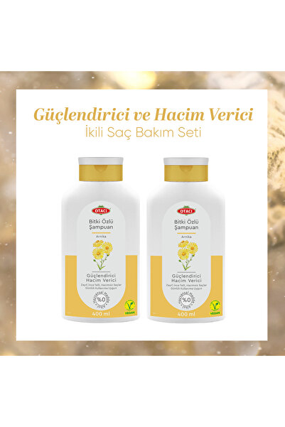 Otacı 10 Bitki Özlü Arnika Güçlendirici, Hacim Verici Şampuan 400 ml