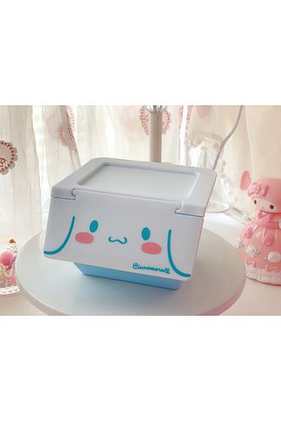 Choice 7 Sanrio Hello Kitty Y2k Desktop Clamshell Storage Box Kuromi My Melody Cinnamoroll Pochacco Jewelr.