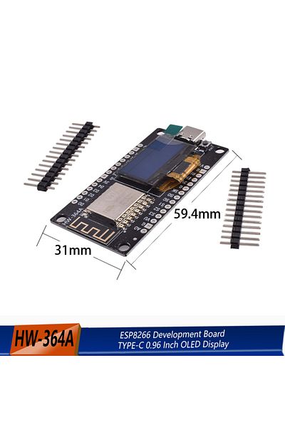 Choice Type-c Usb Nodemcu Esp8266 Development Board With 0.96 Inch Oled Display Ch340g Esp-12e Wifi Module