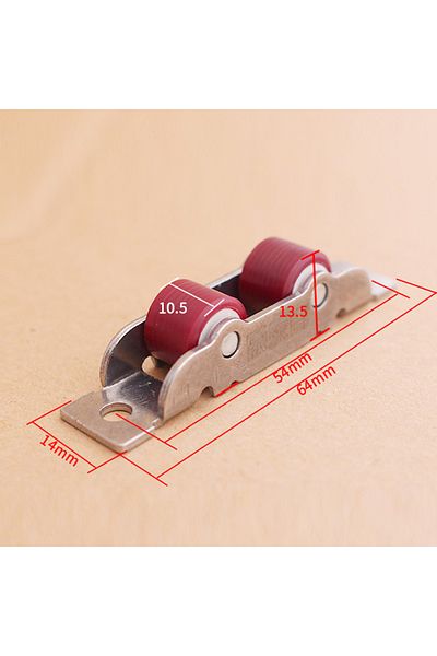 Choice Flat 14mm 4 Pcs/lot Stainless Steel Door Window Silent Nylon Pulley Slot Wheel Sliding Door Fittings