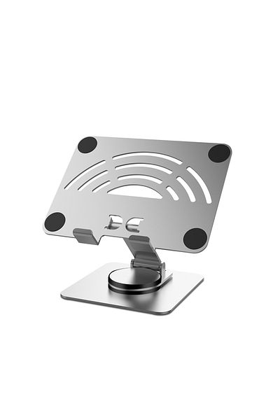 Choice Silver Tablet Holder For Ipad Pro Stand 360° Rotation Portable Foldable Aluminum Desktop Bracket Sup