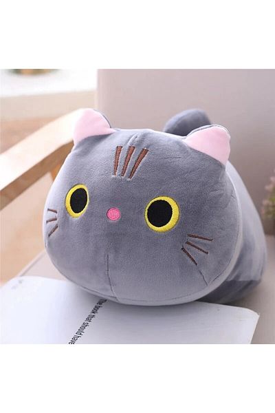 Choice 25cm Gray 25cm Little Size Soft Animal Cartoon Pillow Cute Cat Plush Toy Stuffed Lovely Kids Birthyd