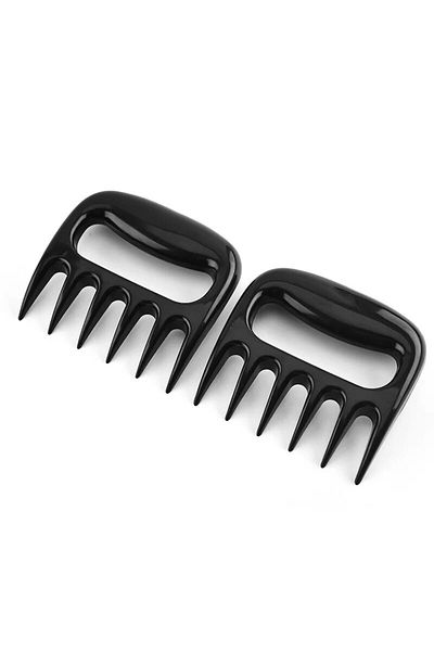 Choice Black 2pcs 2 Pcs Bear Claw Barbecue Forks Manually Pulling Shredded Pork Clip Barbecue Forks Kitchen