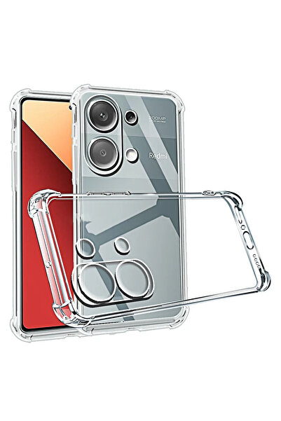 Choice جراب سيليكون شفاف ناعم مقاوم للصدمات لهاتف شاومي ريدمي نوت 9 برو، متوا...