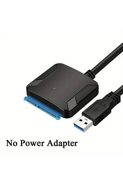 congdi كابل USB 3.0 إلى Sata 2.5، محول محرك أقراص صلبة Sata Iii لـ 3.5 بوصة و2.5 بوصة