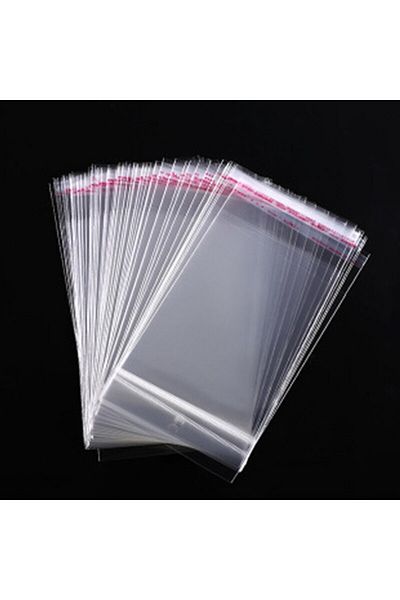 Choice 12cm X 18cm Transparent Color 30 Pieces. Size:12cm*18cm Transparent Self-adhesive Plastic Pulp Bag O