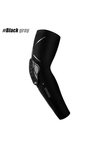 Choice Ym Black Gray 1pcs Kids Arm Elbow Sleeve Pads 5-15 Years Children Youth Sports Compression Protectiv
