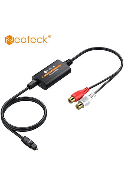 Choice محول Neoteck 192 كيلو هرتز DAC SPDIF إلى RCA محول الصوت الرقمي إلى التناظري البصري Toslink إلى RC...