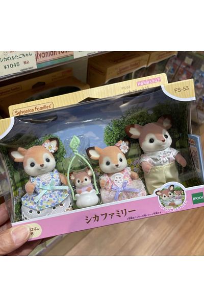 Choice Sylvanian Families Anime Figure Deer Family Kawaii Cute Doll Decoration Pendant Forest Families R...