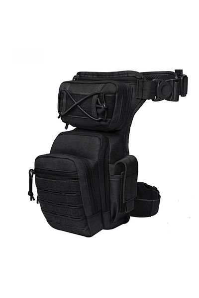 Choice Black Tactical Leg Bag Durable Nylon Utility Tool Belt Pack Pouch Adjustable Military Eco Waist Outd