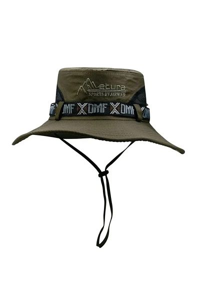 Choice One Size Army Green Summer Men Bucket Hat Outdoor Uv Protection Wide Brim Panama Safari Hunting Hiki