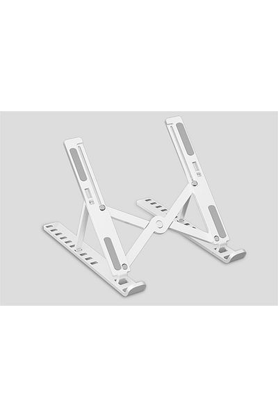 Choice White Computer Laptop Stand Portable Multi Purpose Flexible Adjustment Tablet Computer Stand Desktop