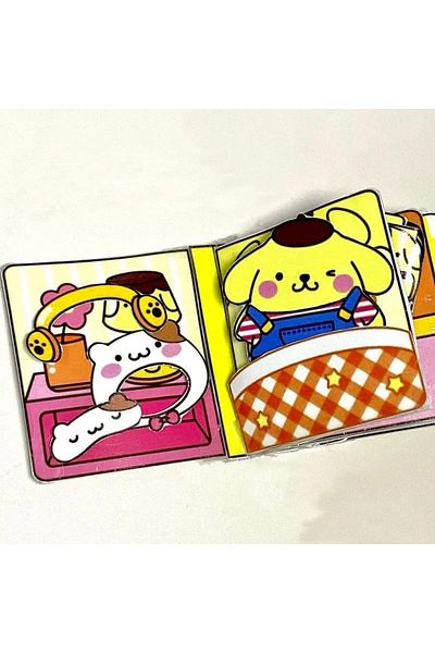 Choice Diy-d Sanrio Kuromi Cinnamoroll Quiet Book My Melody Handmade Diy Children's Toys Development Hands
