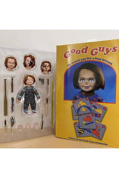 Choice A With Box Neca Good Guys Christmas Chucky Doll Child's Play Bride Of Chucky Ultimate Chucky Gets Lu
