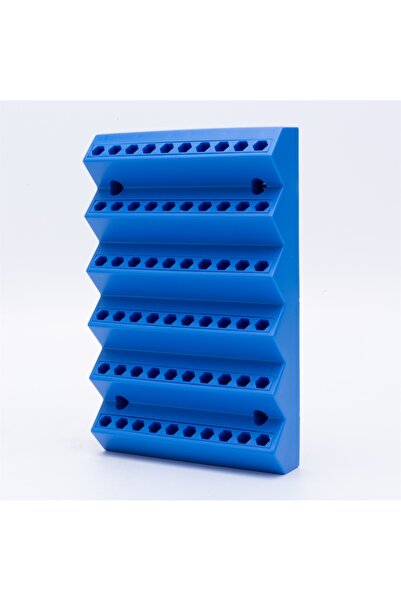 Choice حامل مثقاب سداسي الفتحات أزرق اللون، منظم لتخزين مثقاب المثقاب، حامل م...