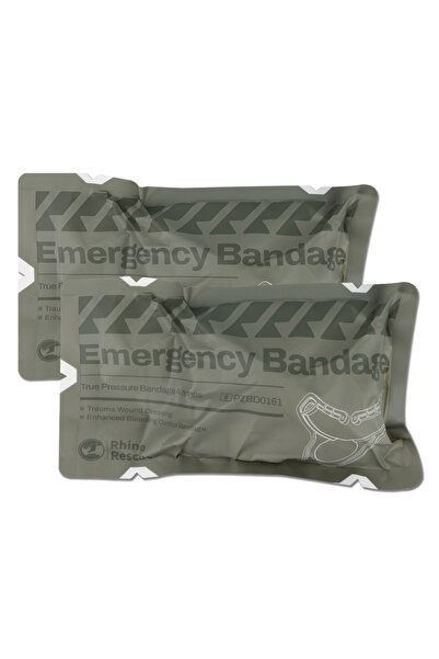 Choice ضمادة ضغط طوارئ مقاس 4 بوصات من Rhino Rescue، ضمادة ضغط للجروح والصدما...