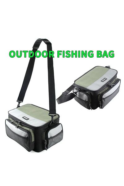 Choice Multi-Functional Luya Fishing Bag,Oxford Cloth Is Waterproof And Wear-Resistant,Fishing Crossbody...