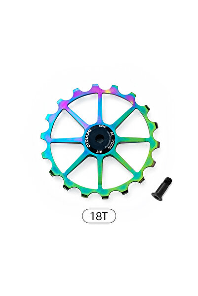 Choice مجموعة عجلات محمل سيراميك للدراجات مقاس 18T من CYCLAMI Carbon UT R8000...