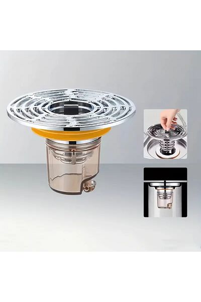Choice 7.7x7.6x6cm 1pc Floor Drain Odor Prevention Core Large Filter Screen Bathroom Sewer Odor Prevention