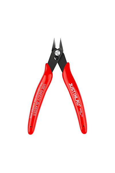 Choice1 كماشة قطرية حمراء كماشة من الفولاذ الكربوني قواطع كابلات الأسلاك الكه...