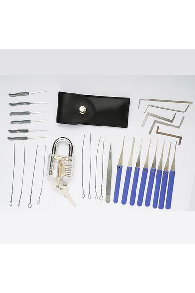 TSNEW Lock Pick Set Broken Key Remove Auto Locksmith Tools Key Extractor Lock Picks Hand Tools
