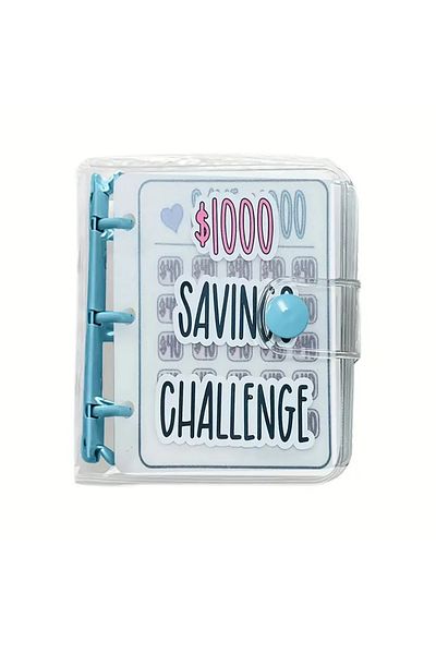 Choice Saving-blue Savings Challenge Binder, Money Saving Binder, Savings Challenges Book With Envelopes, M